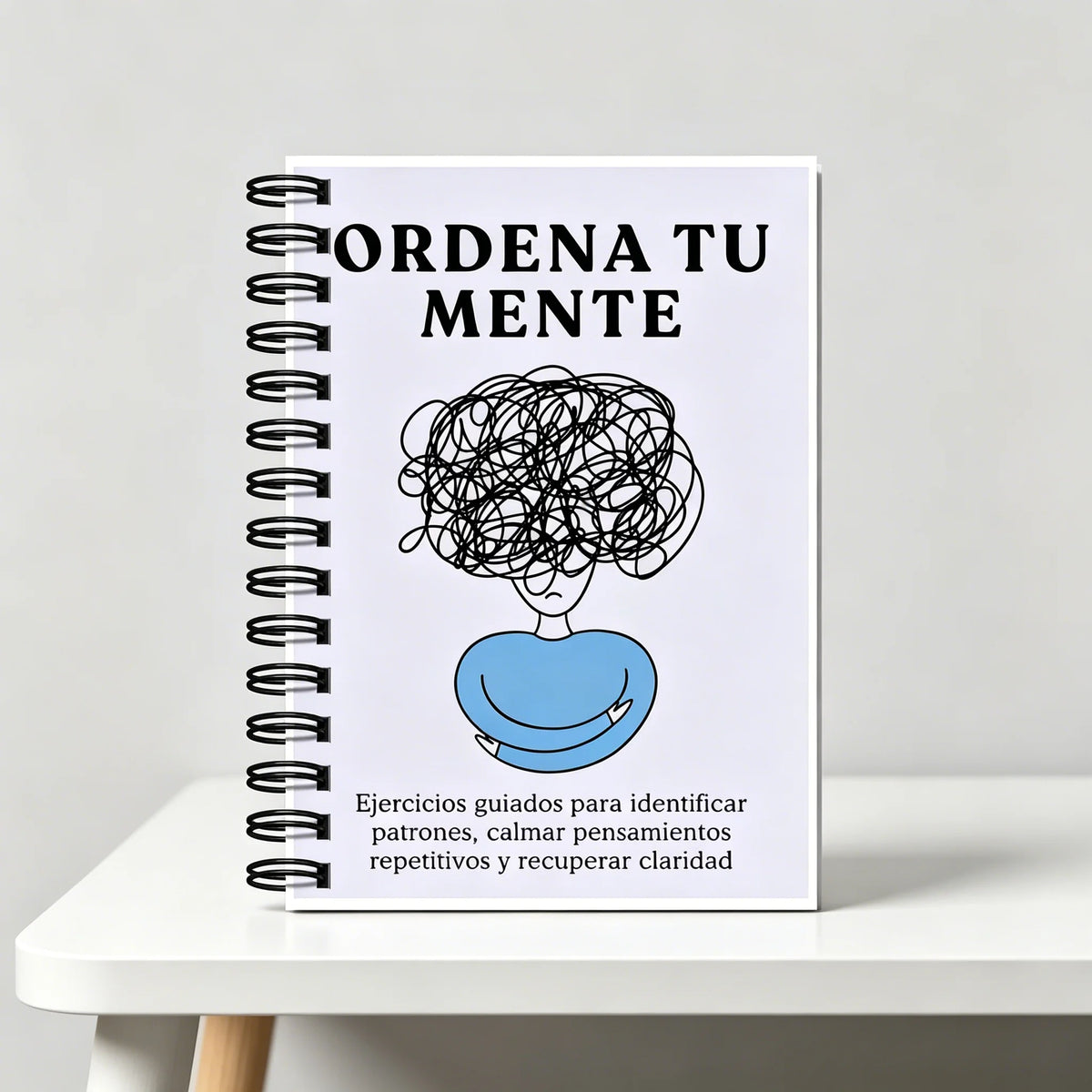 ORDENA TU MENTE Guided Reflection Journal Spanish Mental Health Workbook Stress Relief Mindfulness Exercises Self Help Book