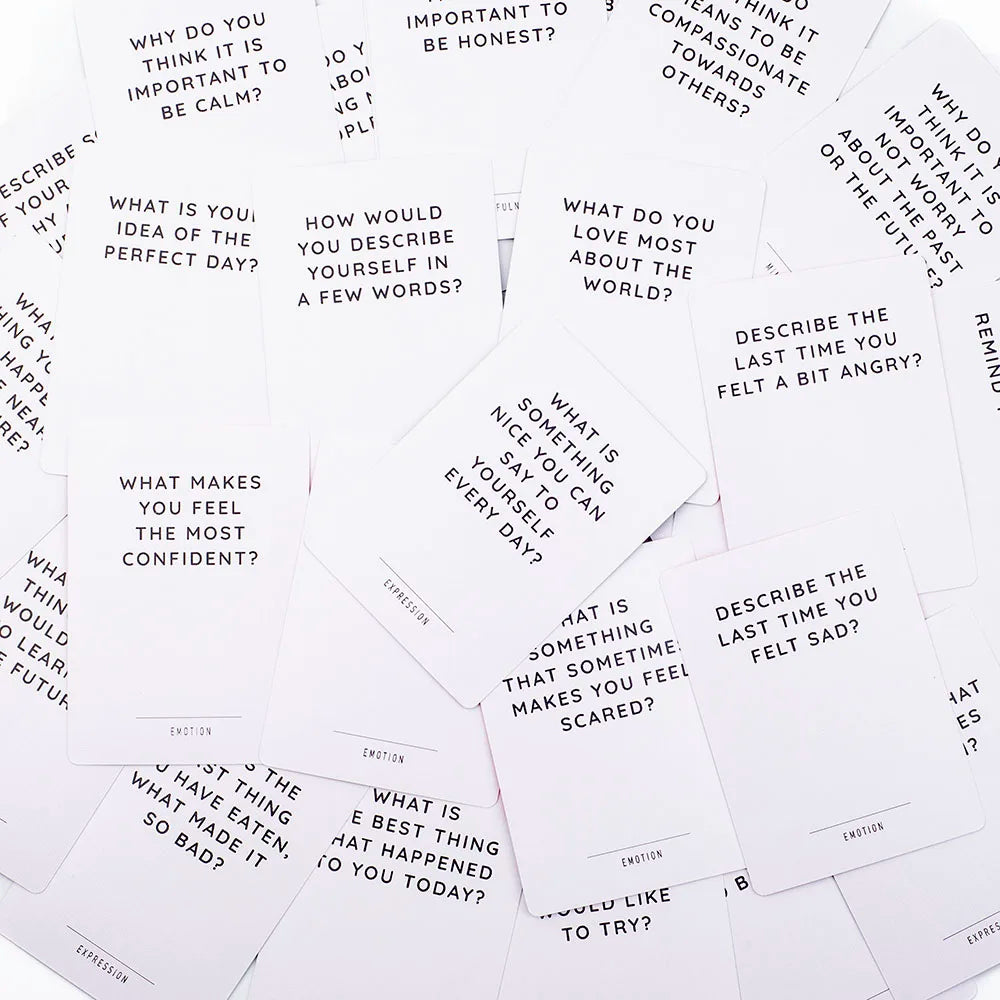 Mindful Talk Board Game 50 Cards Ice Breaker Social Gathering Closer Friends Funny and Meaningful Party Game