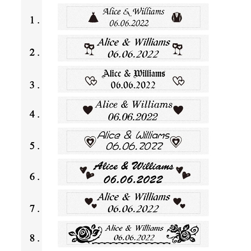Wedding Gifts For Guests Souvenirs Party Gifts Copper Color Skeleton Key Beer Bottle Opener with Personalized Name Sticker Card