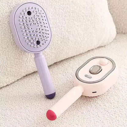 Electric Spray Comb Set Airbag Massage Comb Essential Oil Atomization Care Self Cleaning Anti Static Wrapping Hair Comb