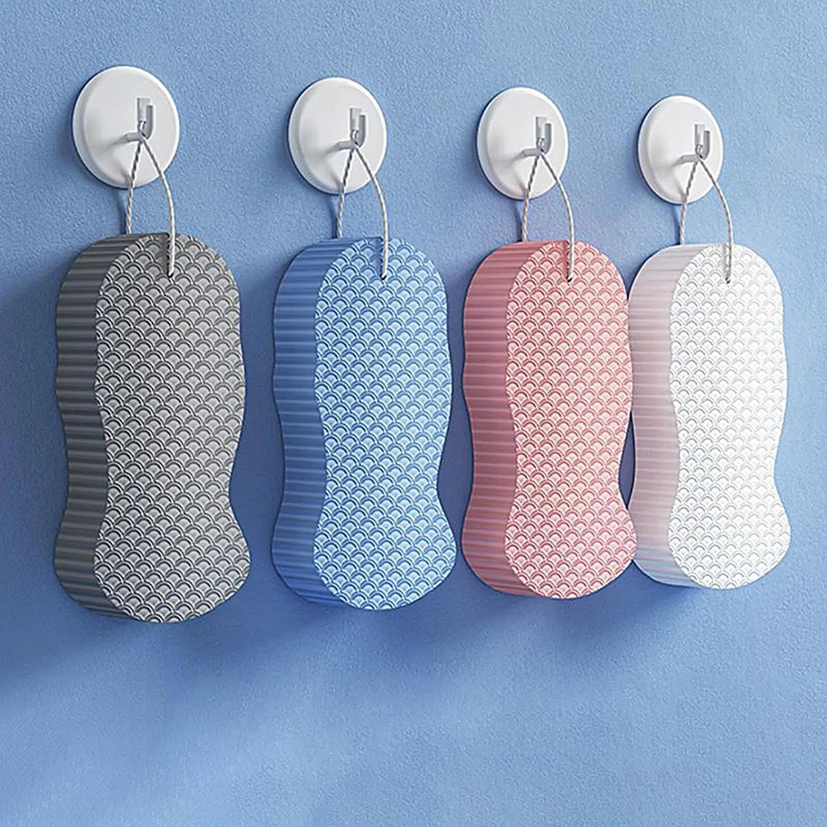 Bath Sponge Exfoliating Bath Scrubbing Sponges  Body Washcloth Skin Scrubber Relax Exfoliating Skincare Shower Scrubbing Tool