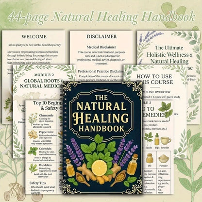 Manual of Natural Healing: Herbal Essential Oil Diet, Ancient Home Care, Self-healing, Simple Health Book