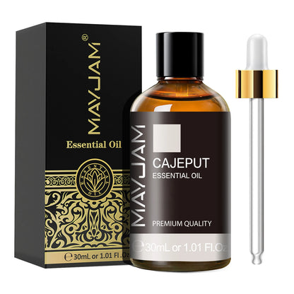 MAYJAM 1PCS 30ML Aromatherapy Essential Oil Lavender Vanilla Jasmine Eucalyptus Peppermint Aroma Oil for Diffuser Candle Soap
