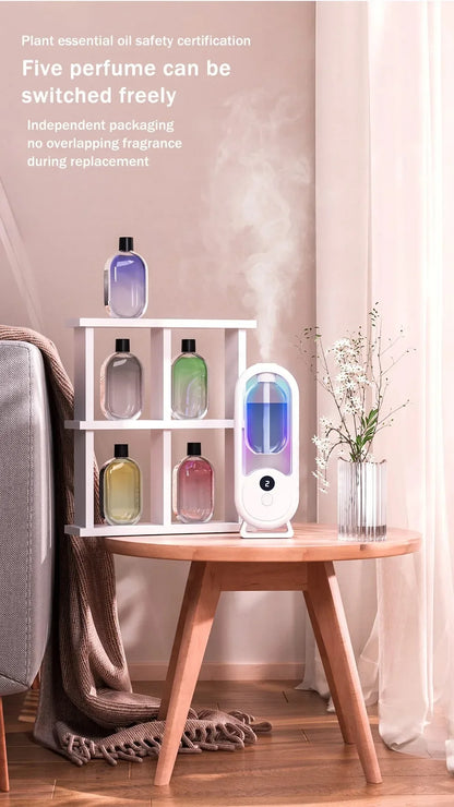 Aromatherapy Essential Oil Machine, Aroma Diffuser, Timed Rechargeable, 5-Mode, Living Room, Bathroom, Air Freshman