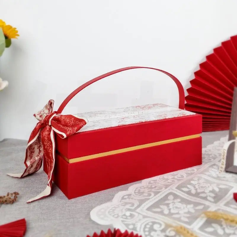 Wedding Companion Gift Male Best Man Gift Box Premium Light Luxury Bridesmaids Handheld Practical Wedding Candy Box