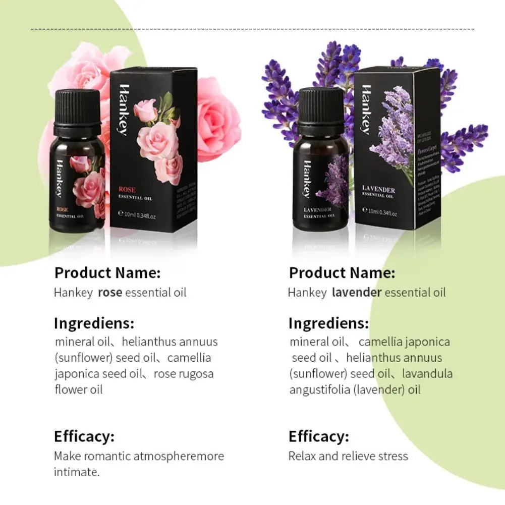 10Ml Natural Essential Oil Multi-Use Body Massage Oil For Skin Care Aromatherapy Relax Sleep Stress Relief Aroma Essential Oil