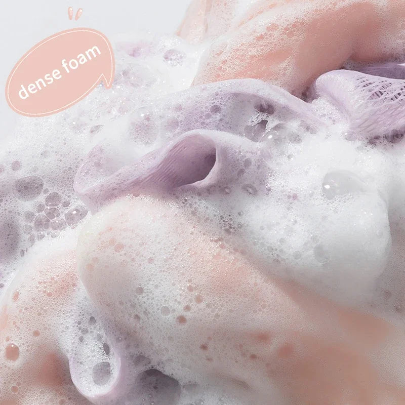 Bath Scrubber For Body Loofah Ball Shower Body Wash Ball Massage Bath Flower Towel For Body Best Body Scrub For Shower Bath Tool