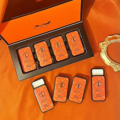 Solid Fragrance Gift Box, Romantic Lasting Solid Fragrance, Tempting Fragrance, Outdoor Portable, Dating Travel, Valentine's Day