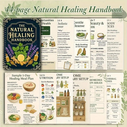 Manual of Natural Healing: Herbal Essential Oil Diet, Ancient Home Care, Self-healing, Simple Health Book