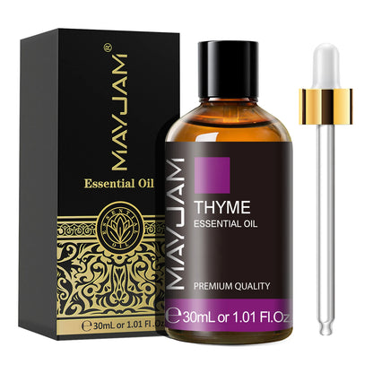 MAYJAM 1PCS 30ML Aromatherapy Essential Oil Lavender Vanilla Jasmine Eucalyptus Peppermint Aroma Oil for Diffuser Candle Soap
