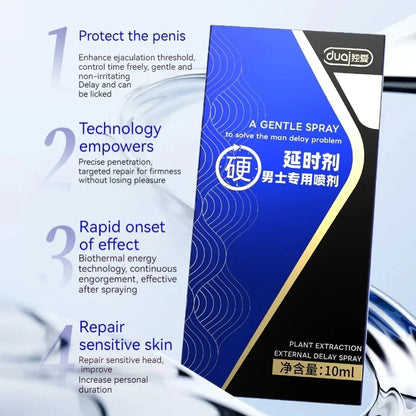 Men Personal Intimate Care Spray, Gentle Non‑Numbing Formula Intimate Essentials for Couples, Nice Valentine's Day Present