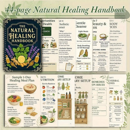 Manual of Natural Healing: Herbal Essential Oil Diet, Ancient Home Care, Self-healing, Simple Health Book