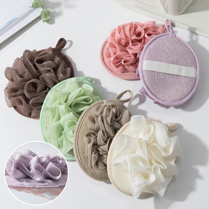 Bath Scrubber For Body Loofah Ball Shower Body Wash Ball Massage Bath Flower Towel For Body Best Body Scrub For Shower Bath Tool