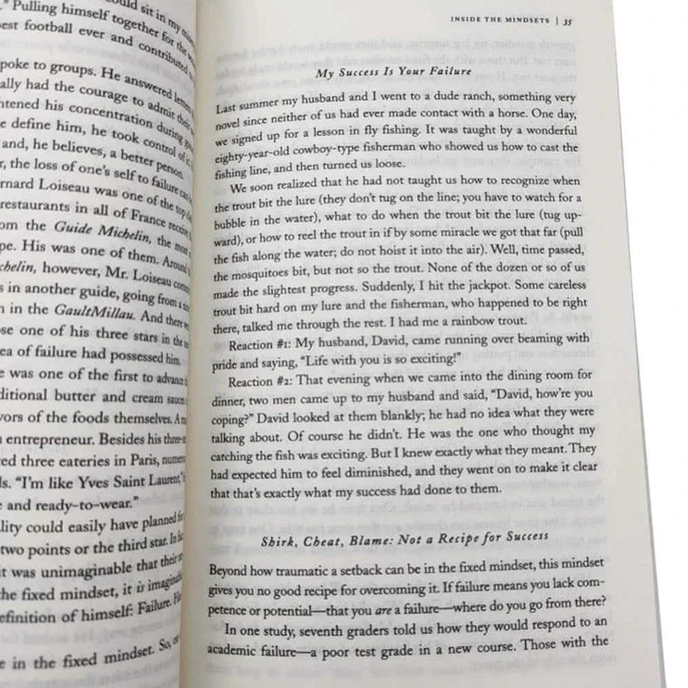 Mindset: the New Psychology of Success by Carol S. Dweck - English Book Foreign Literature Inspirational Reading Material