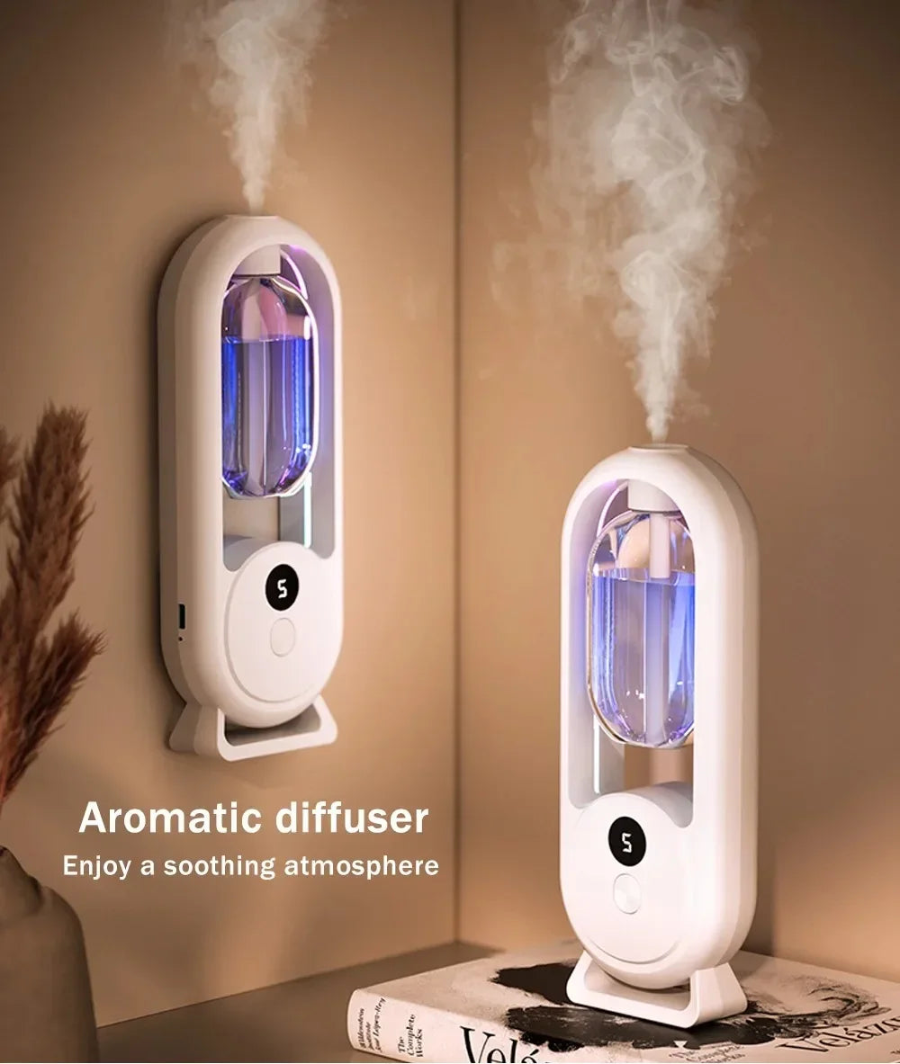 Aromatherapy Essential Oil Machine, Aroma Diffuser, Timed Rechargeable, 5-Mode, Living Room, Bathroom, Air Freshman