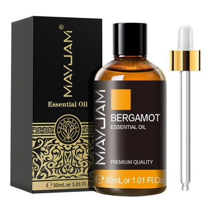 MAYJAM 1PCS 30ML Aromatherapy Essential Oil Lavender Vanilla Jasmine Eucalyptus Peppermint Aroma Oil for Diffuser Candle Soap