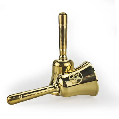 Brass Hand Bell Meditation Mindfulness Yoga Hand Bells Spiritual Relaxation Diapasons Bells Sound Healing Musical Instruments