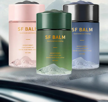 New high-end car aromatherapy with long-lasting fragrance and solid ointment for mountain viewing