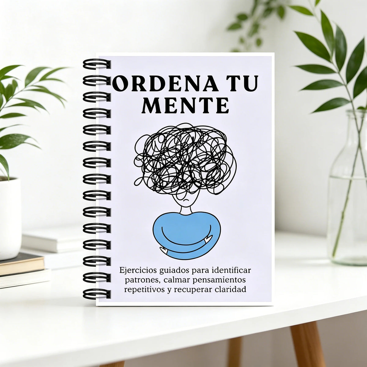 ORDENA TU MENTE Guided Reflection Journal Spanish Mental Health Workbook Stress Relief Mindfulness Exercises Self Help Book