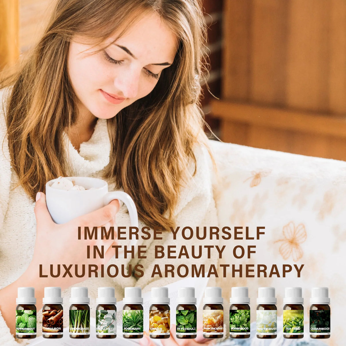 10ml Peppermint Essential Oil for Massage Bath Home Skin, Hair, and Nail Care