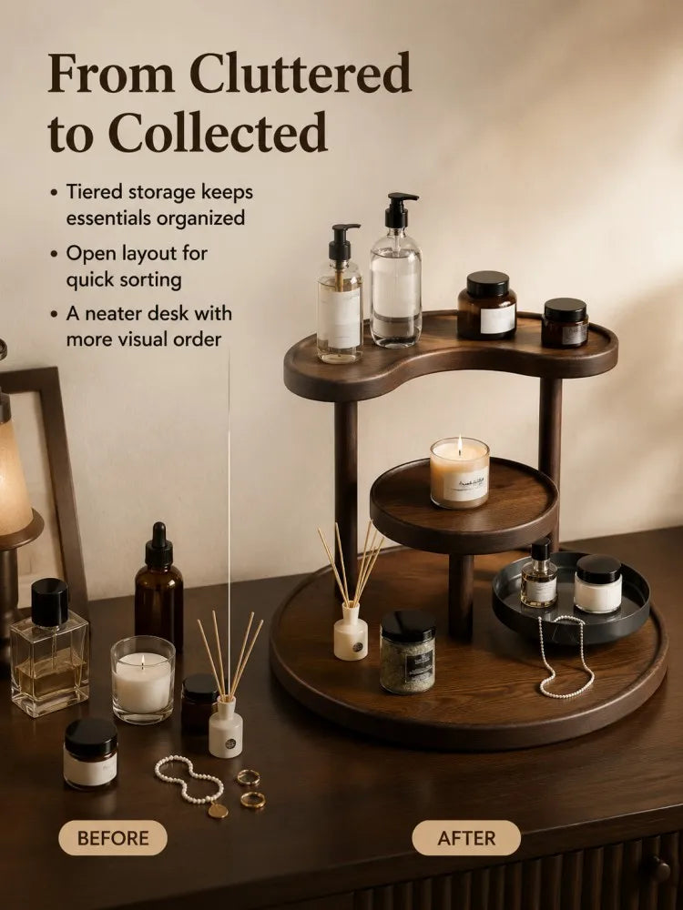 Selected Makeup Storage Box Essential Oil Skincare Bath Counter Organizer Computer Desk Organizer Box
