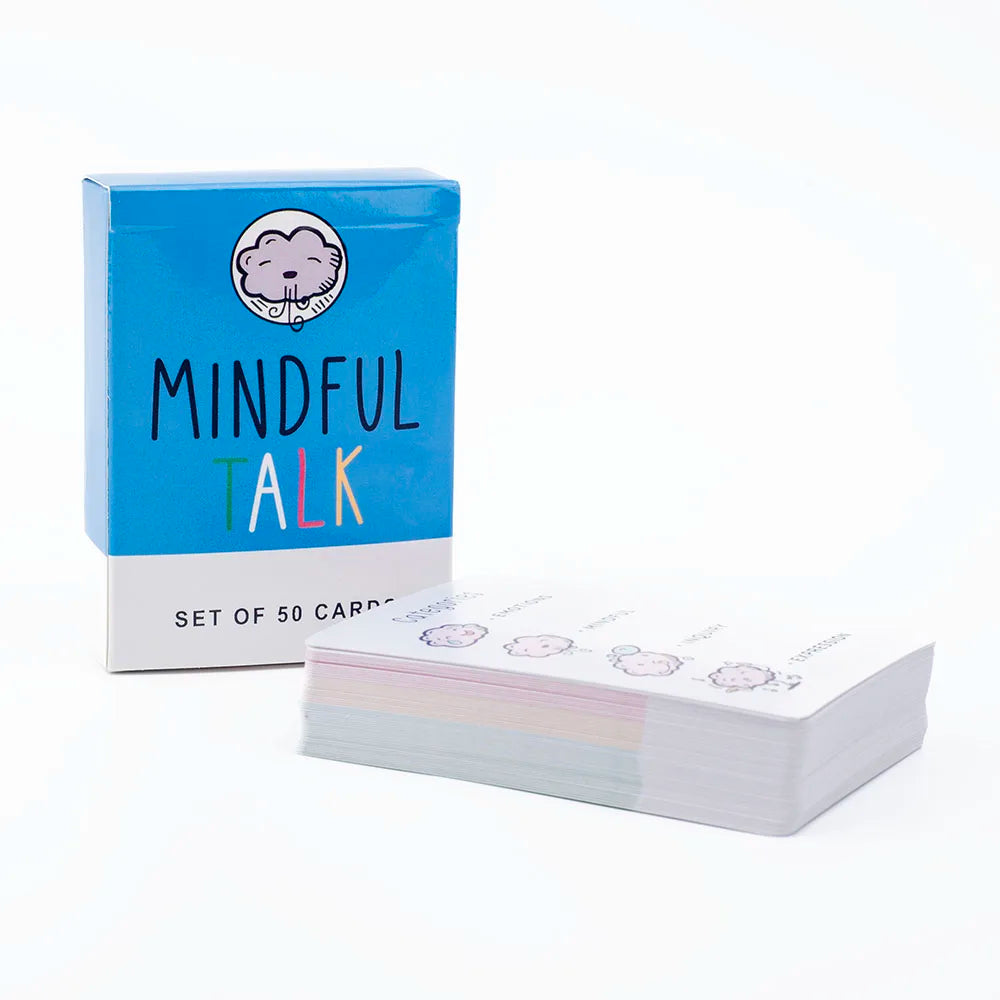 Mindful Talk Board Game 50 Cards Ice Breaker Social Gathering Closer Friends Funny and Meaningful Party Game