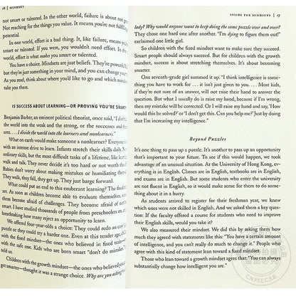 Mindset: the New Psychology of Success by Carol S. Dweck - English Book Foreign Literature Inspirational Reading Material