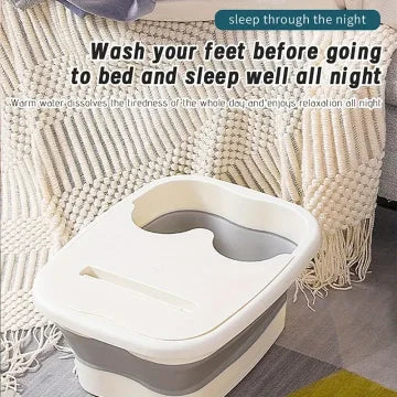 Footbath Massage Bucket Spa Foot Bath Bucket Household Soaking Bucket Folding Basin Sauna Bathtub Pedicure Foldable Bath Bathtub