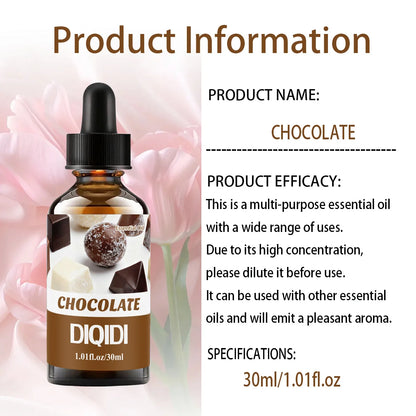 30ml chocolate essential oil, Christmas essential oil, diffuser, humidifier, car, bedroom, home aromatherapy essential oil