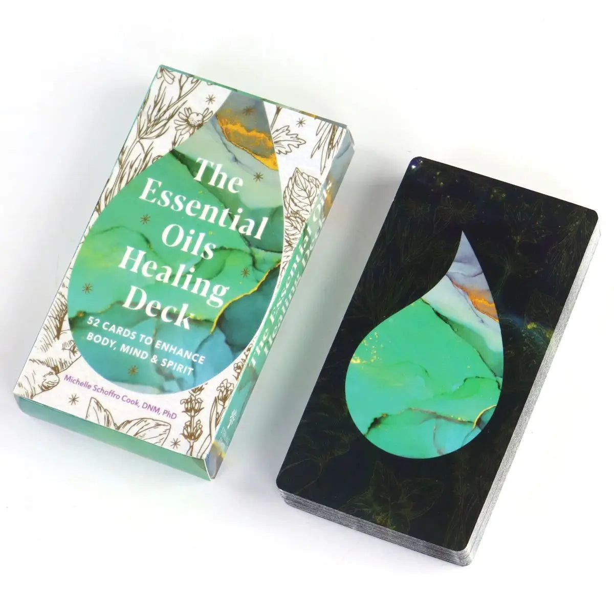 11*6cm The Essential Oils Healing Deck To Enhance Body, Mind & Spirit 52 Cards