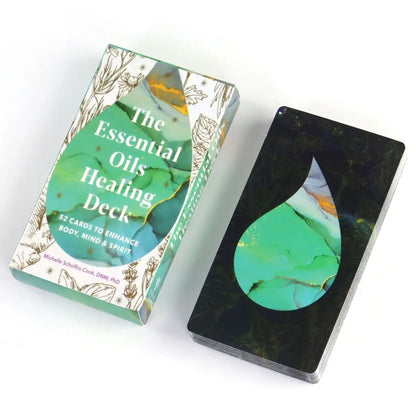 11*6cm The Essential Oils Healing Deck To Enhance Body, Mind & Spirit 52 Cards
