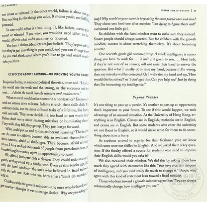 Mindset: the New Psychology of Success by Carol S. Dweck - English Book Foreign Literature Inspirational Reading Material