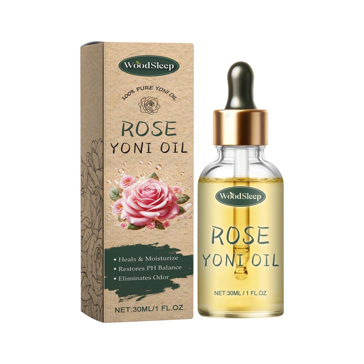 30ml Vaginal Care Essential Oil Female Private Parts Nursing Deodorize Tightening Pinkness Remove Bad Odor Natural Nursing Oil