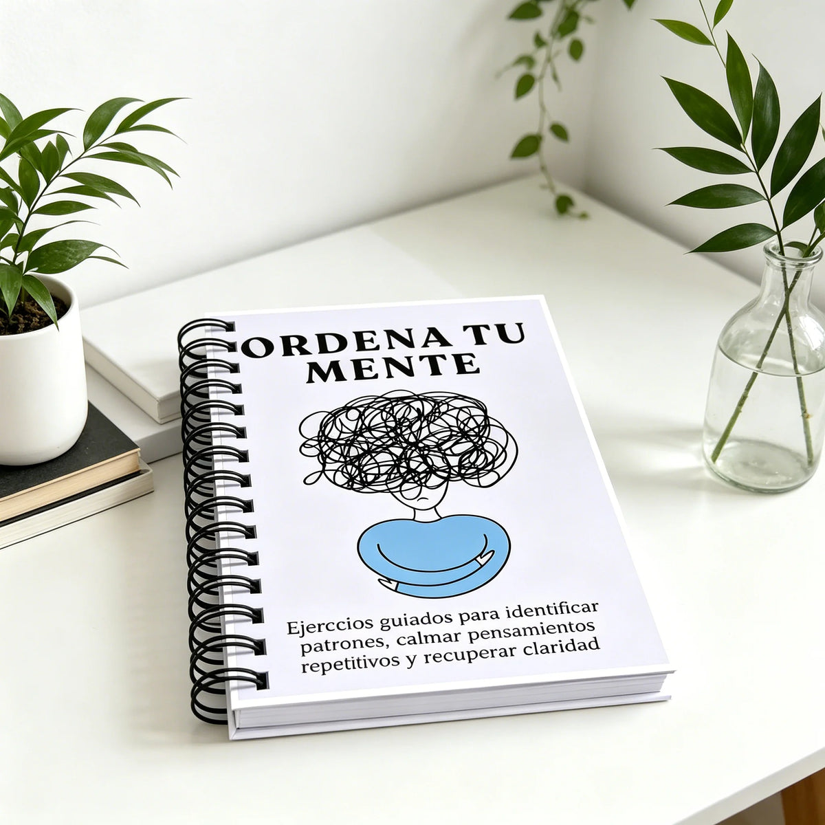 ORDENA TU MENTE Guided Reflection Journal Spanish Mental Health Workbook Stress Relief Mindfulness Exercises Self Help Book