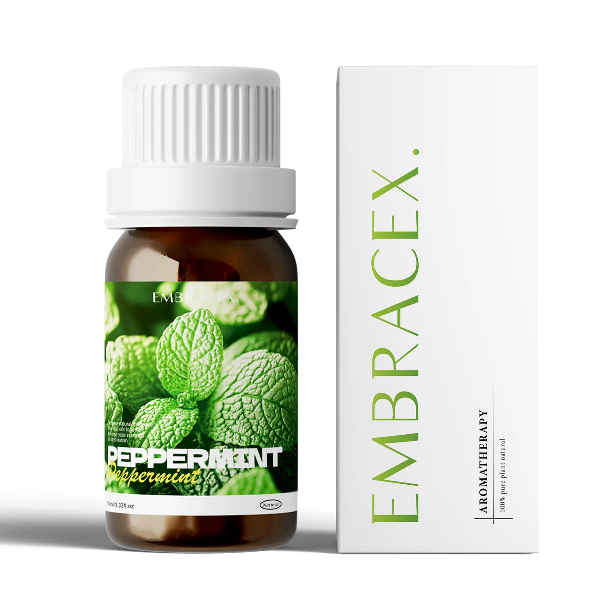 10ml Peppermint Essential Oil for Massage Bath Home Skin, Hair, and Nail Care