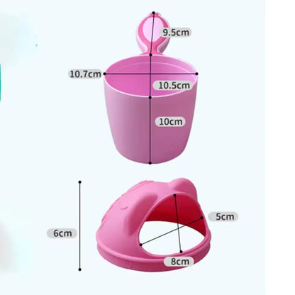 Bath Head Wash for Baby Shampoo Cup Baby Bath and Toddler Bath Toys Rinse Cup Eye Protection