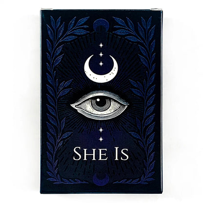 SHE IS Game Cards A Mindfulness Deck Inner Dialogue & Self-Reflection Cards Entle Self-Care Tool For Becoming & Belonging Game