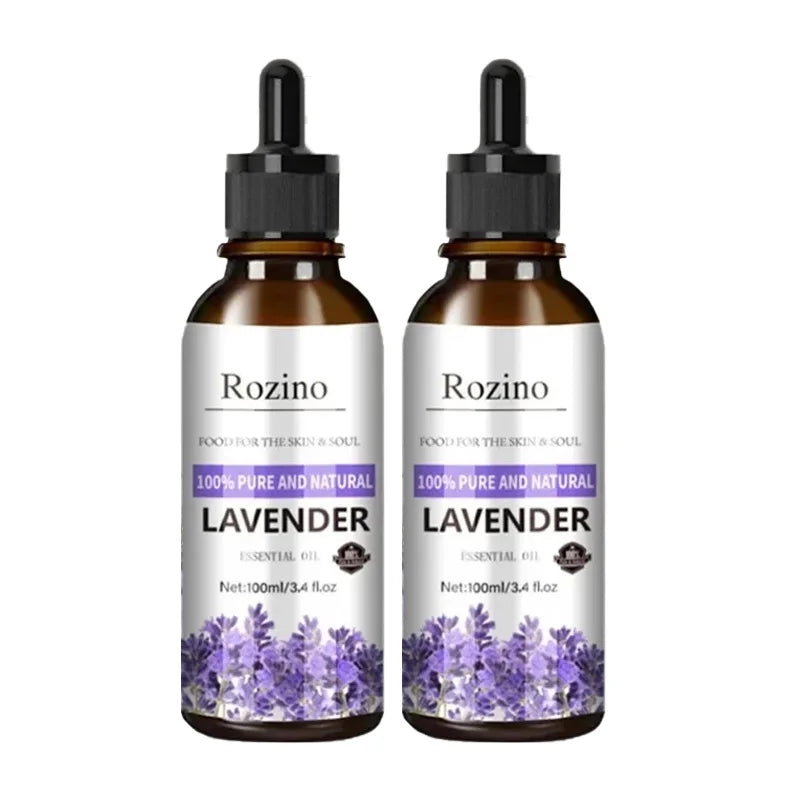 100ml Lavender Plant Essential Oil SPA Moisturizing Comfortable Calming Nourishing and Moisturizing Massage Essence No Additive