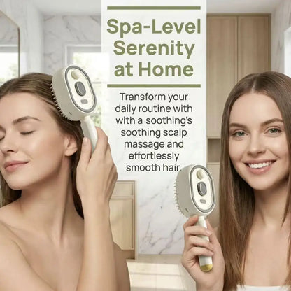 Electric Spray Comb Set Airbag Massage Comb Essential Oil Atomization Care Self Cleaning Anti Static Wrapping Hair Comb