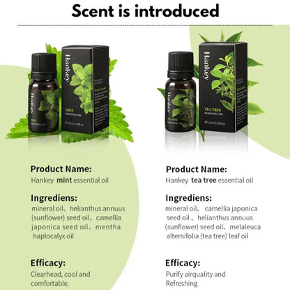 10Ml Natural Essential Oil Multi-Use Body Massage Oil For Skin Care Aromatherapy Relax Sleep Stress Relief Aroma Essential Oil