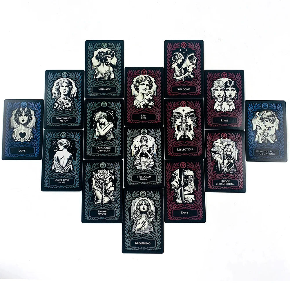 SHE IS Game Cards A Mindfulness Deck Inner Dialogue & Self-Reflection Cards Entle Self-Care Tool For Becoming & Belonging Game