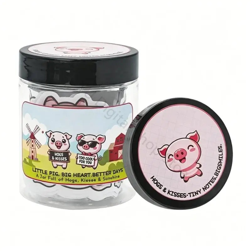 96BA Piggy Mindfulness Affirmations Card Encouragement Messages Card For Kids