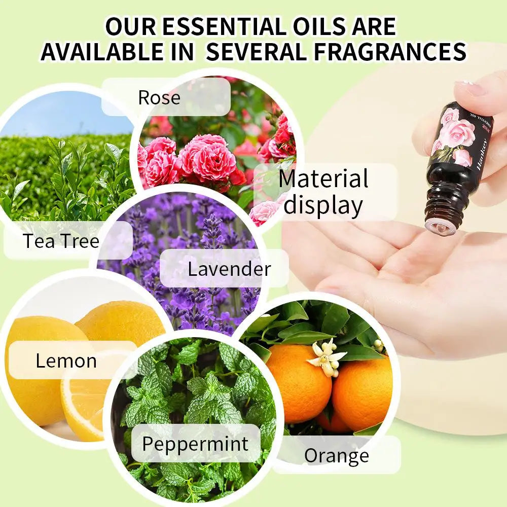 10Ml Natural Essential Oil Multi-Use Body Massage Oil For Skin Care Aromatherapy Relax Sleep Stress Relief Aroma Essential Oil