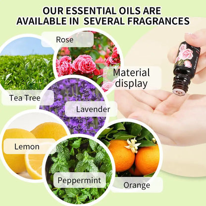 10Ml Natural Essential Oil Multi-Use Body Massage Oil For Skin Care Aromatherapy Relax Sleep Stress Relief Aroma Essential Oil