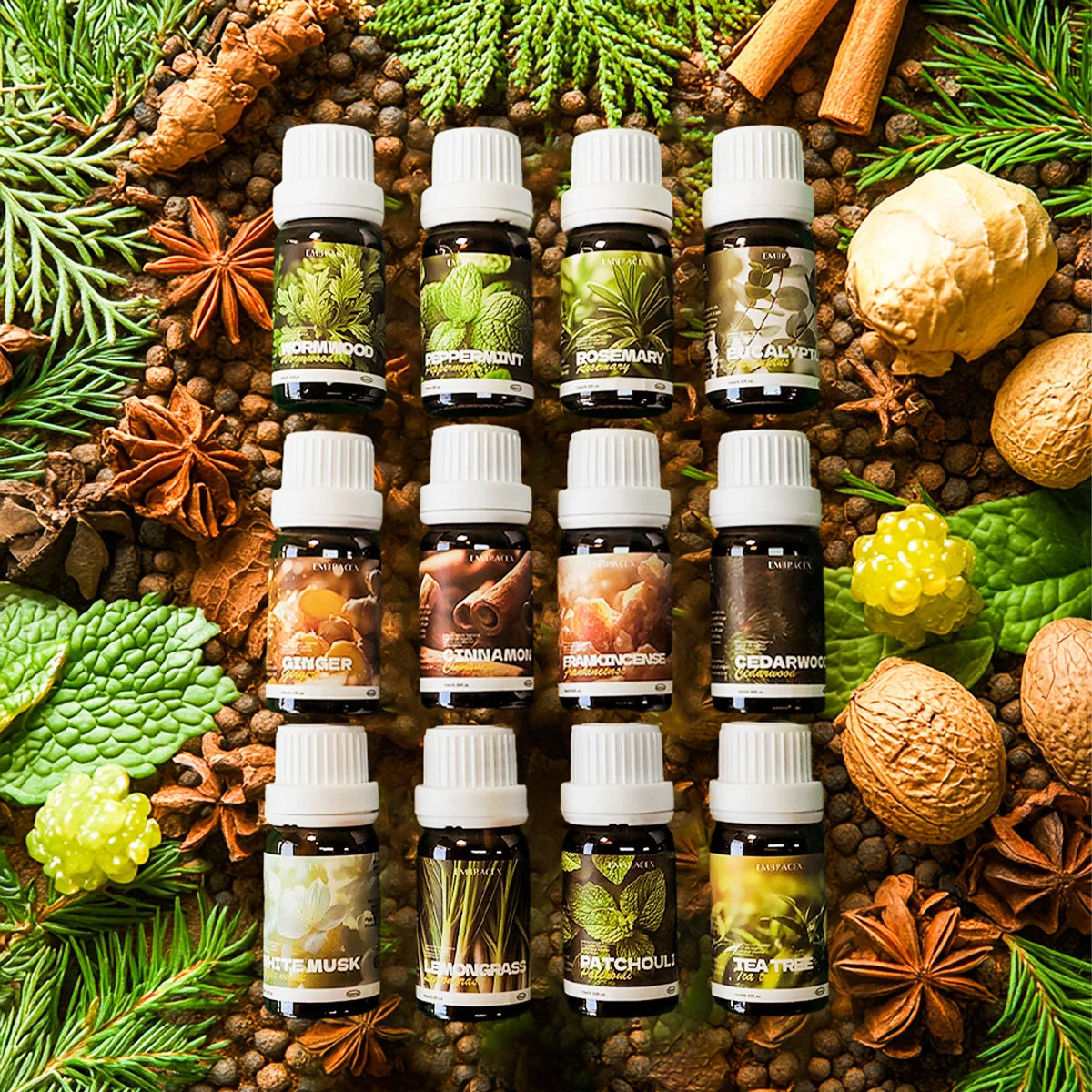 10ml Peppermint Essential Oil for Massage Bath Home Skin, Hair, and Nail Care