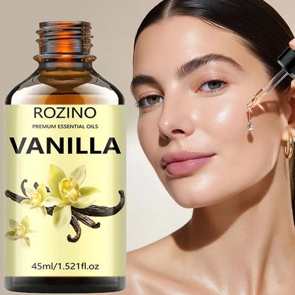 1Pcs/2Pcs/3Pcs of Vanilla Essential Oil, with Powerful Moisturizing Properties, Can Make Skin Smooth and Hair Soft, and Provide a Nourishing Effect, Suitable for Massage, Skin Care, Showering, Face, Body, Nails, Hair, and Eye