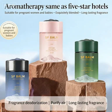 New high-end car aromatherapy with long-lasting fragrance and solid ointment for mountain viewing