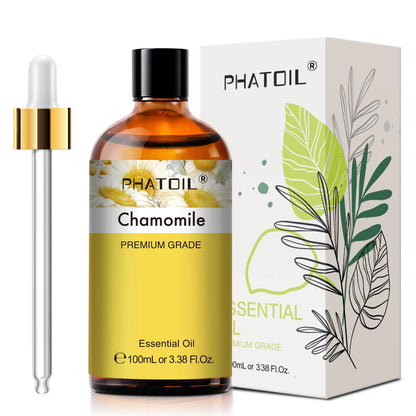 PHATOIL 100ml Eucalyptus Essential Oil For Skin Lavender Vanilla Jasmine Lemon Bergamot Aroma Oil for Aromatherapy Candle Making