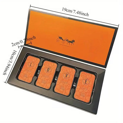 Solid Fragrance Gift Box, Romantic Lasting Solid Fragrance, Tempting Fragrance, Outdoor Portable, Dating Travel, Valentine's Day