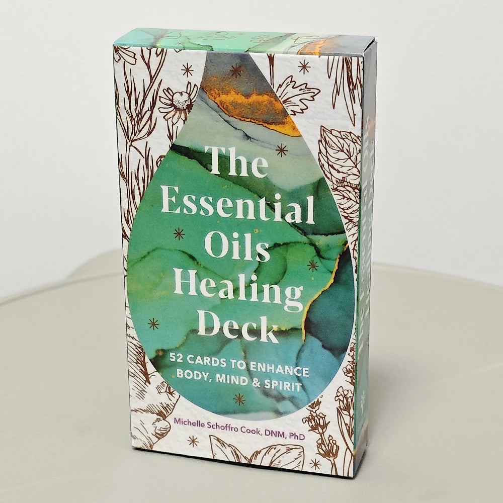 11*6cm The Essential Oils Healing Deck To Enhance Body, Mind & Spirit 52 Cards